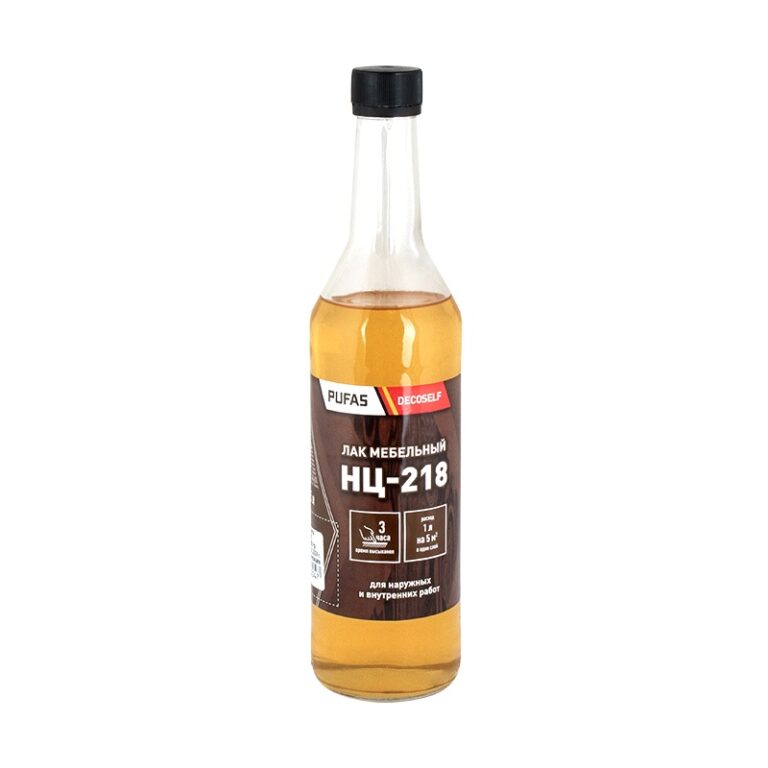 Лак НЦ-218 Pufas Decoself (0,5 л) — изображение 2