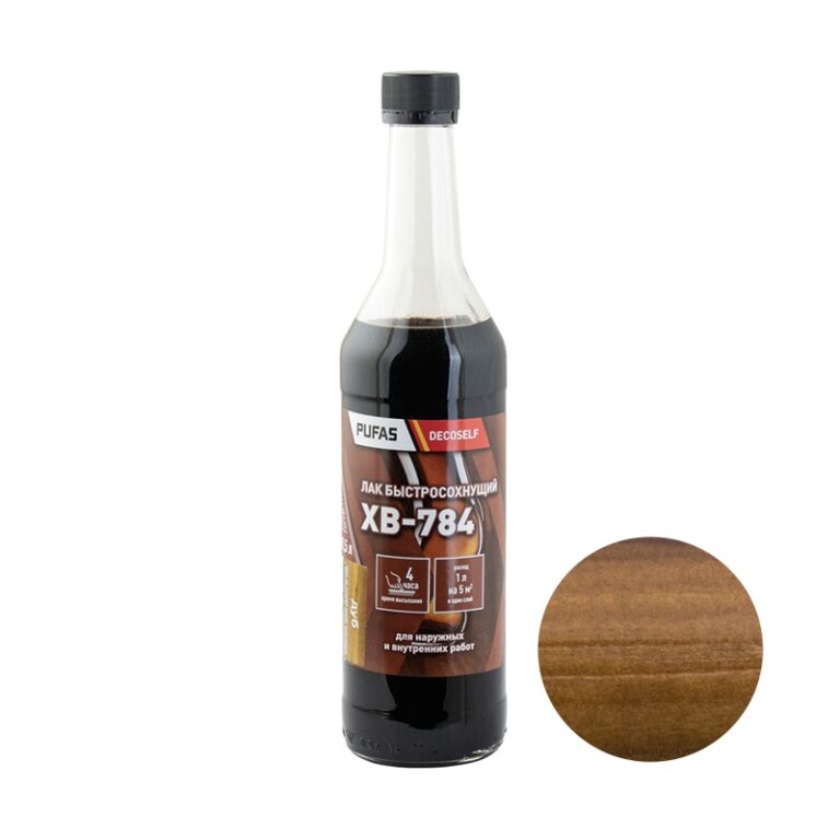 Лак ХВ-784 Pufas Decoself дуб (0,5 л) — изображение 2