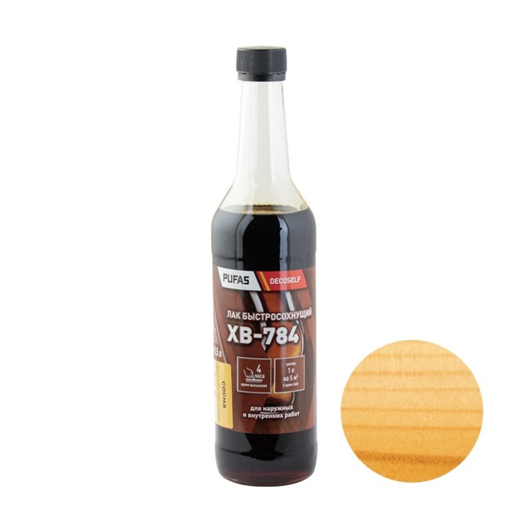 Лак ХВ-784 Pufas Decoself сосна (0,5 л) — изображение 2