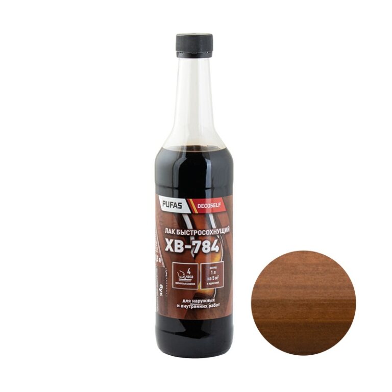 Лак ХВ-784 Pufas Decoself бук (0,5 л) — изображение 2