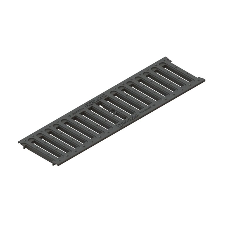 Решетка для водоотводного лотка Standartpark Basic DN100, 498х136 мм, щелевая, пластик — изображение 3
