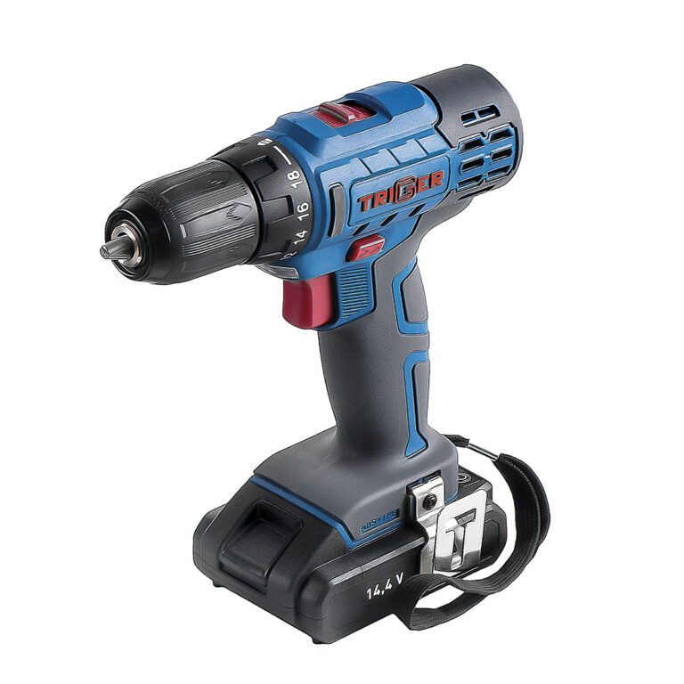 Дрель-шуруповерт Trigger 20102, 2 аккумулятора Li-ion (1,5Ач), 14,4V, 10 мм, 35 Нм, слайдер, кейс — изображение 16