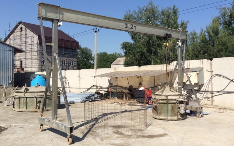 Кран ручной козловой KPK г/п 500кг 3х3м — изображение 2