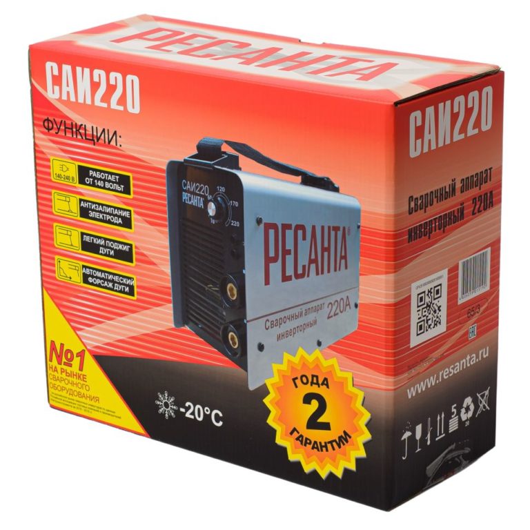 Сварочный аппарат РЕСАНТА САИ-220 в кейсе