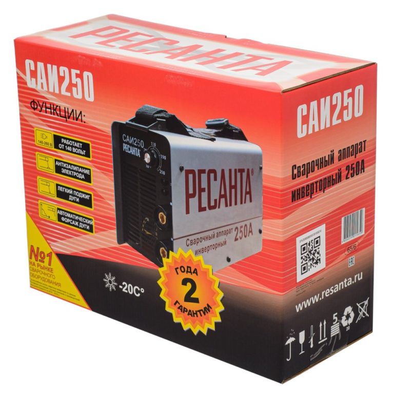 Сварочный аппарат РЕСАНТА САИ-250 в кейсе