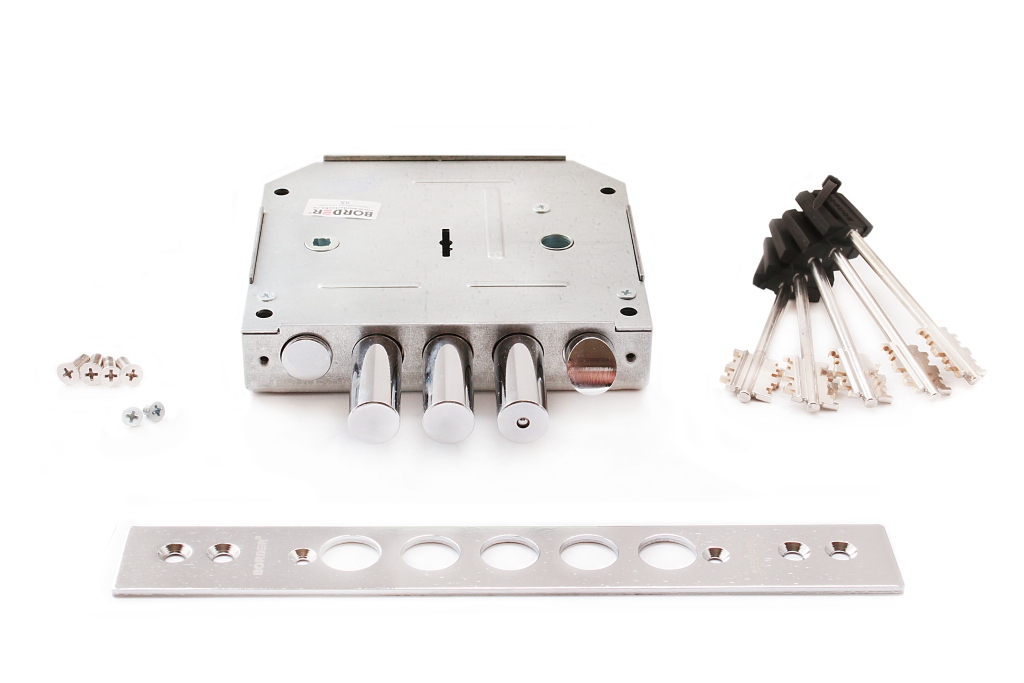 Рязань ЗВ 9-6 ПК.З/15 ЗЩ ЗД б/о б/упак правый "BORDER" 77411 Замок врезной тяж (6)