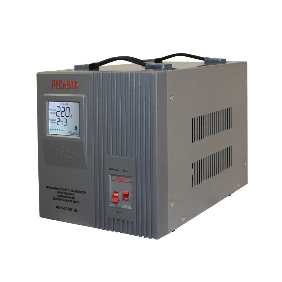 Стабилизатор напряжения РЕСАНТА АСН-5000/1-Ц