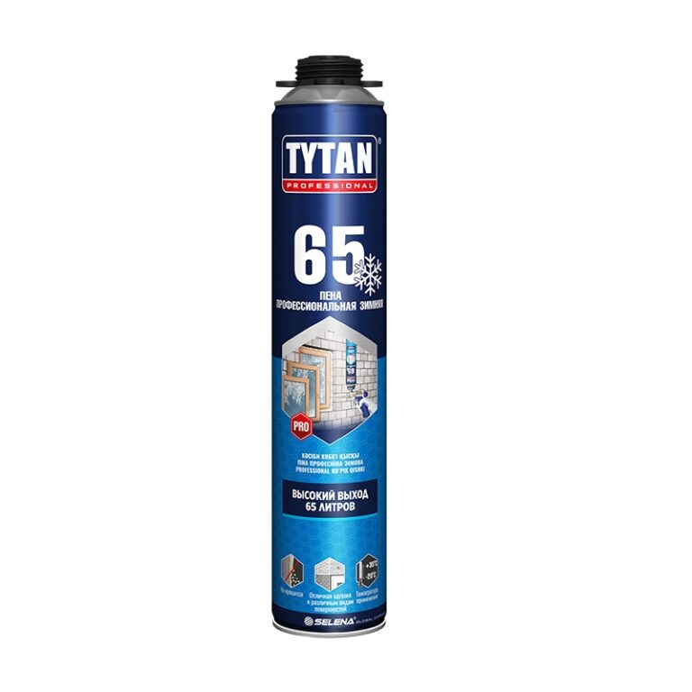 Пена профессиональная Tytan 65 зимняя до -20°C (750 мл) — изображение 2