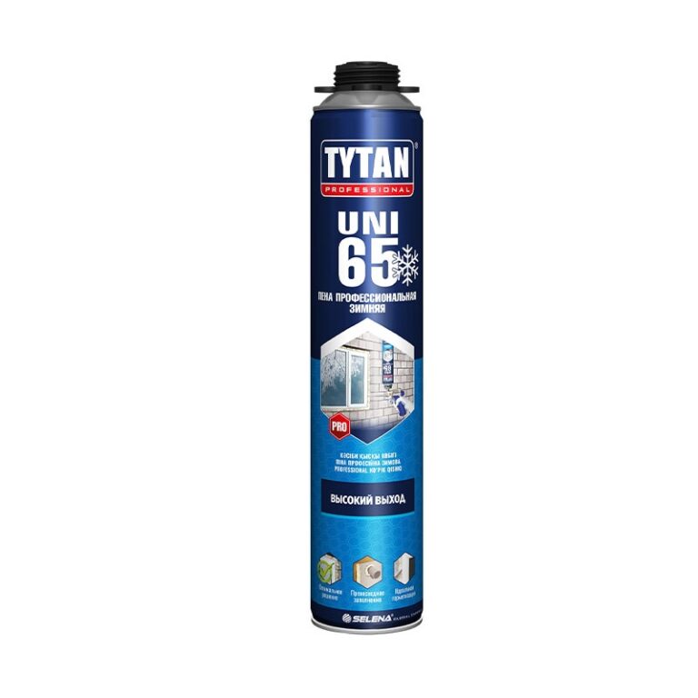 Пена профессиональная Tytan 65 Uni зимняя (750 мл) — изображение 2