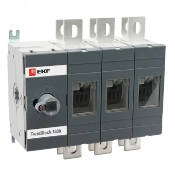 Рубильник 1000A 3P без рукоятки управления TwinBlock EKF PROxima