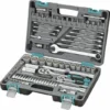 Набор инструмента, 1/2", 1/4", CrV, пластиковый кейс 82 предм.// STELS 14105