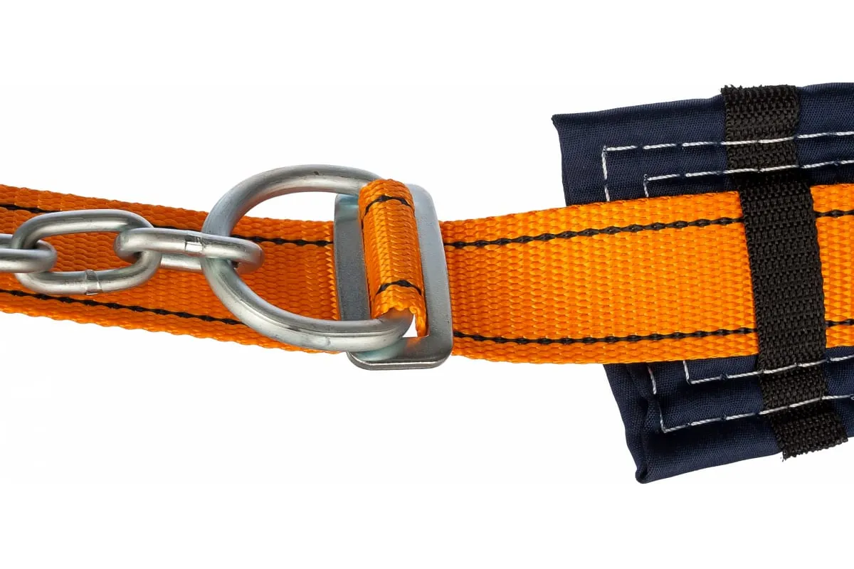 Пояс предохранительный УСП II аГЖ (ПП 2 аГЖ) с ножными и плечевыми лямками, цепью и амортизатором — изображение 7