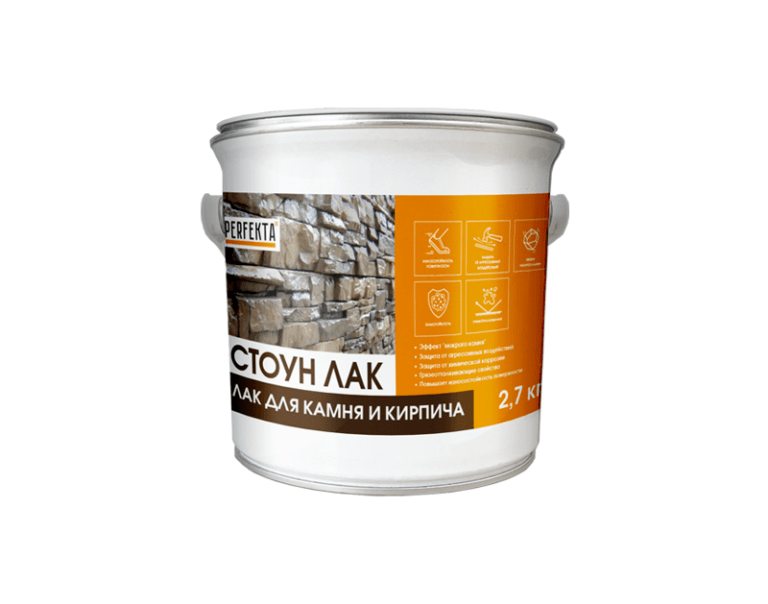 Лак для камня и кирпича Стоун Лак, 3 л