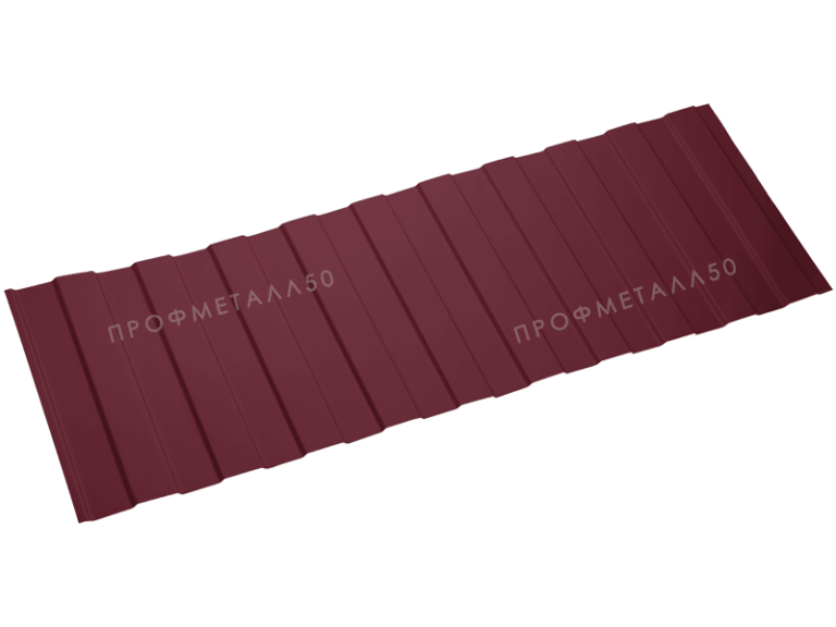 Профнастил НС20-1100 0,35 винно-красный