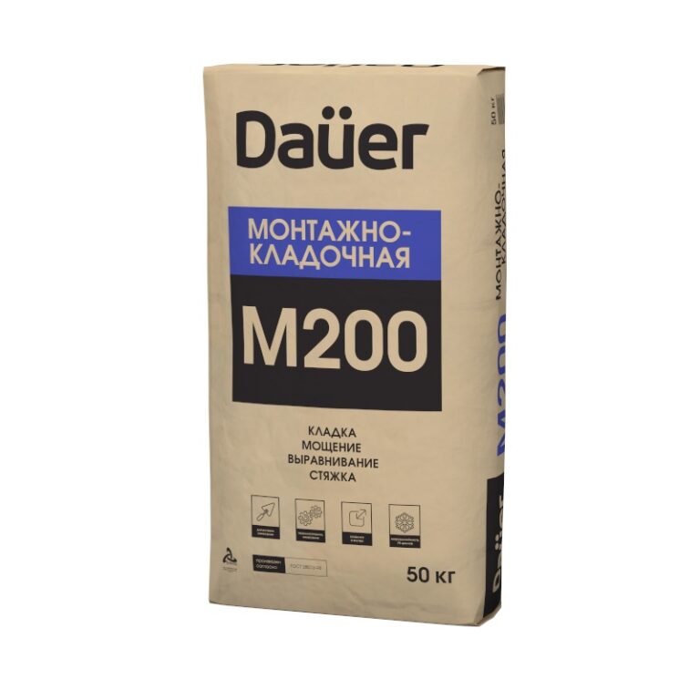 Смесь монтажно-кладочная сухая Dauer М-200, 50 кг — изображение 2