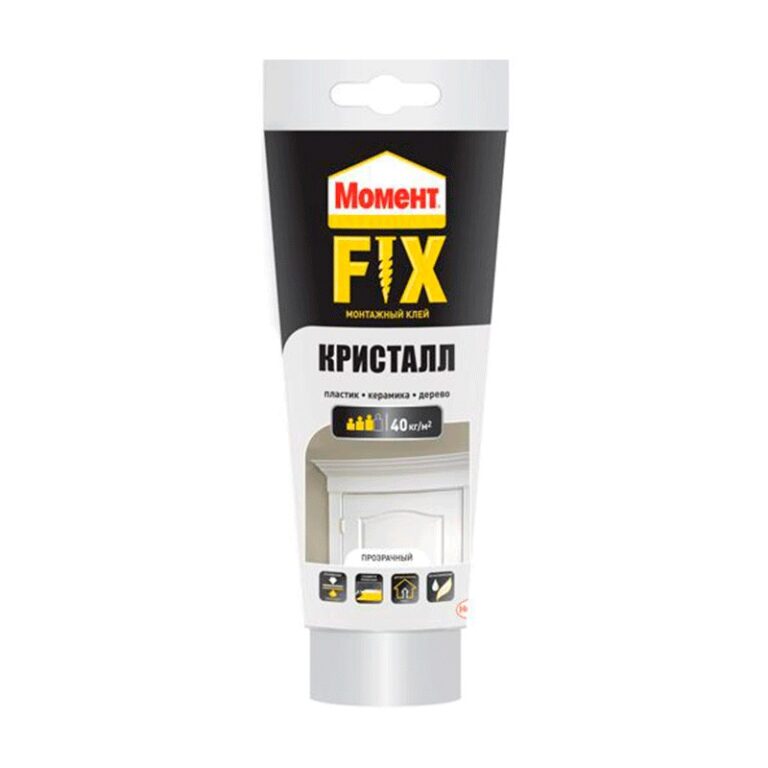 Монтажный клей Момент FIX Кристалл (185 г) — изображение 3