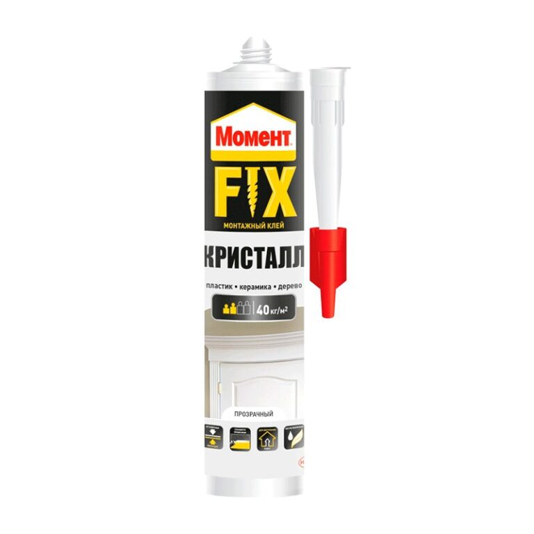 Монтажный клей Момент FIX Кристалл (265 г) — изображение 3
