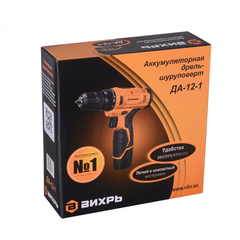 Дрель-шуруповерт ВИХРЬ ДА-12-1