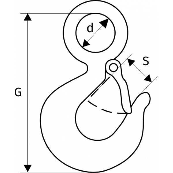 Крюк 320 А с защелкой 15 т — изображение 2