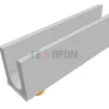 Лоток водоотводный бетонный Standart DN150 h=255 с вертикальным водосливом