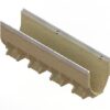 Лотки водоотводные полимербетонные CompoMax Drive DN200 с внутренним уклоном h215-410 под решетки кл.С