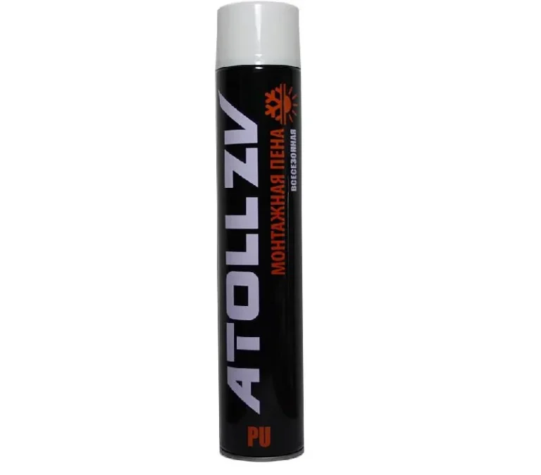 Пена монтажная ATOLL ZV PRO 750 мл, под пистолет (12шт/кор)