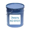 Эмаль термостойкая по металлу КО-8101 серебристо-серая, ведро 25кг