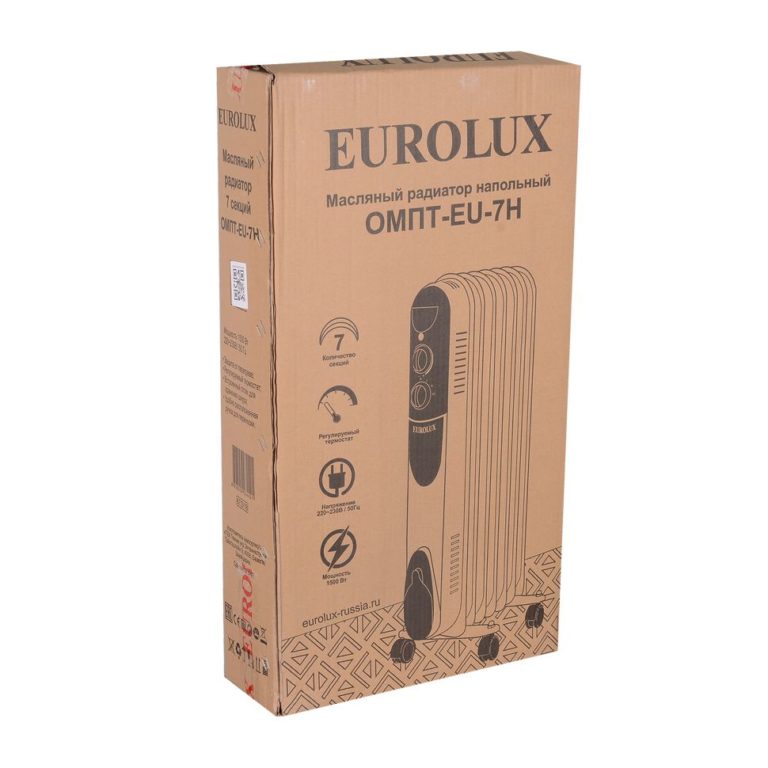 Масляный радиатор ОМПТ-EU-7Н Eurolux