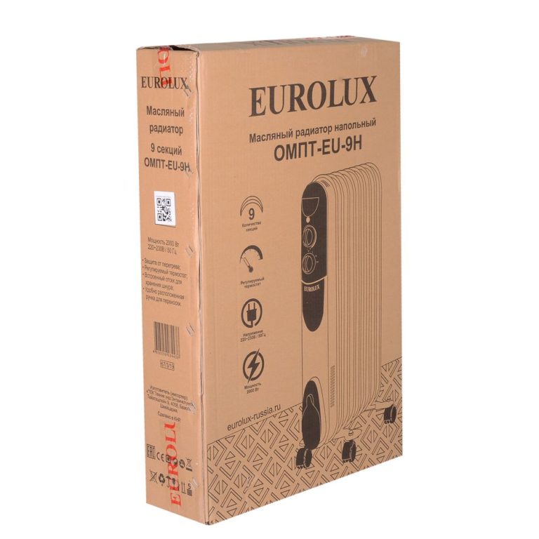 Масляный радиатор ОМПТ-EU-9Н Eurolux