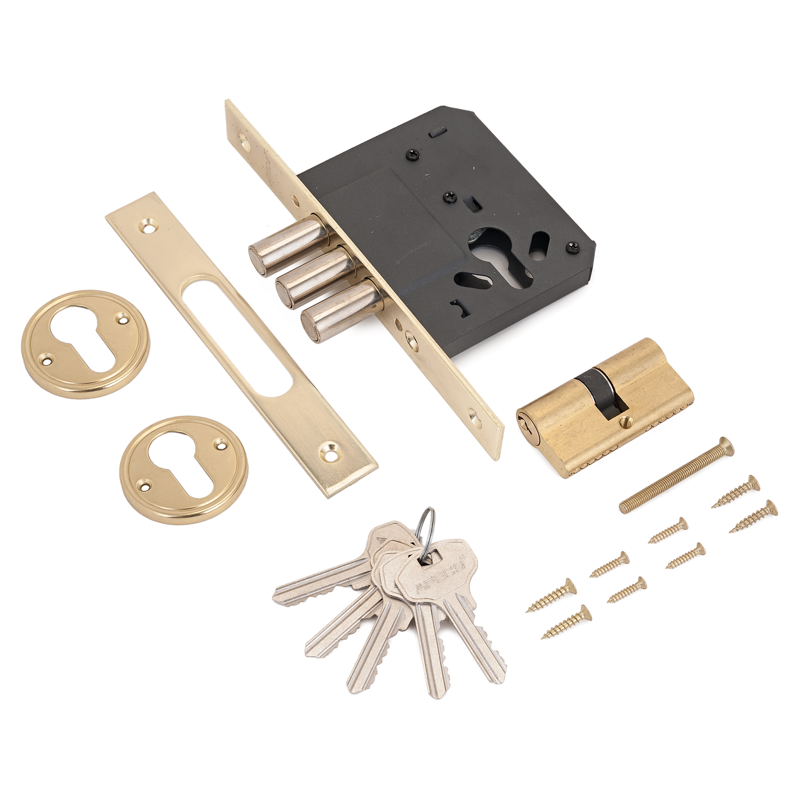 Апекс 91/60-G 5кл Замок врезной б/руч (28,7)