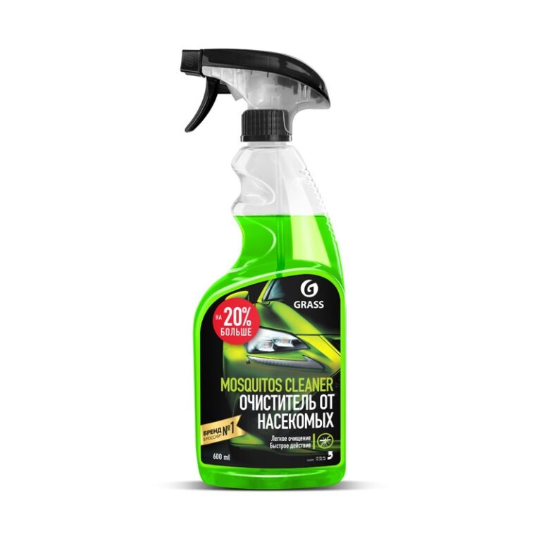 Средство для удаления следов насекомых Grass Mosquitos Cleaner (0,6 л) — изображение 2