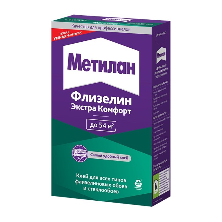 Клей для обоев Metylan Флизелин Экстра Комфорт (300г) — изображение 2