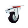 Колесо поворотное резина SCb 85 250 мм с тормозом (N)