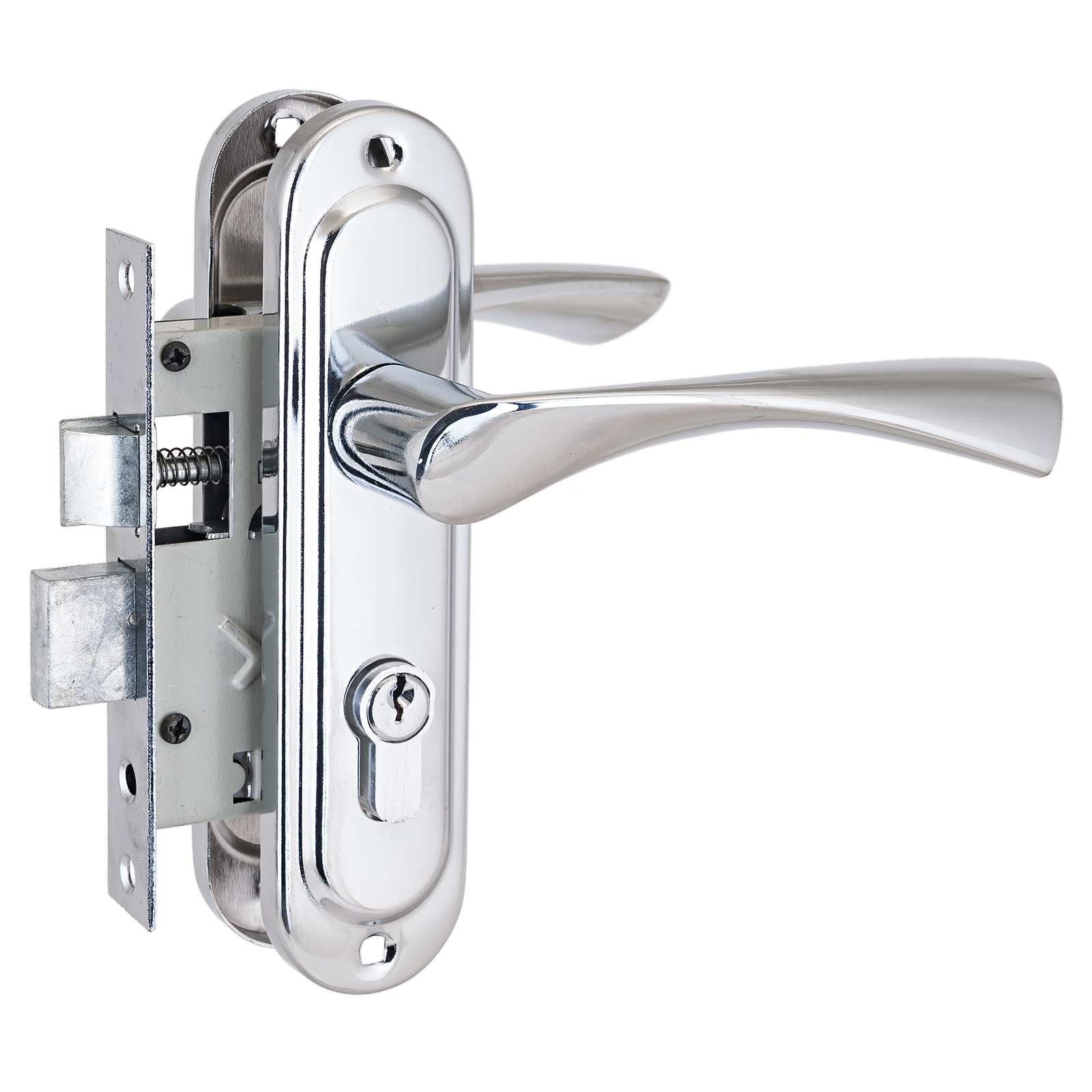 СТАНДАРТ 103/50 CP хром Замок врезной с/руч (30)