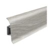 Плинтус Ideal Классик, с кабель каналом, ясень серый, 55 мм (2,2 м)