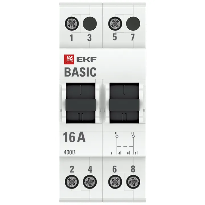 Трехпозиционный переключатель 2P 16А EKF Basic — изображение 2