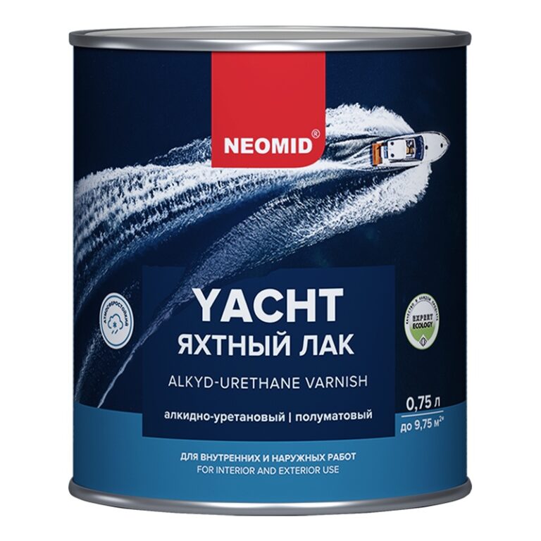 Лак яхтный Neomid Yacht алкидно-уретановый полуматовый (0,75 л) — изображение 2