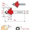 Фреза Атака кромочная калевочная D33.3/ф8/H13