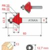 Фреза Атака кромочная калевочная D42.8/ф8/H19