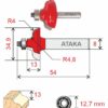 Фреза Атака кромочная калевочная D34.9/ф8/H13