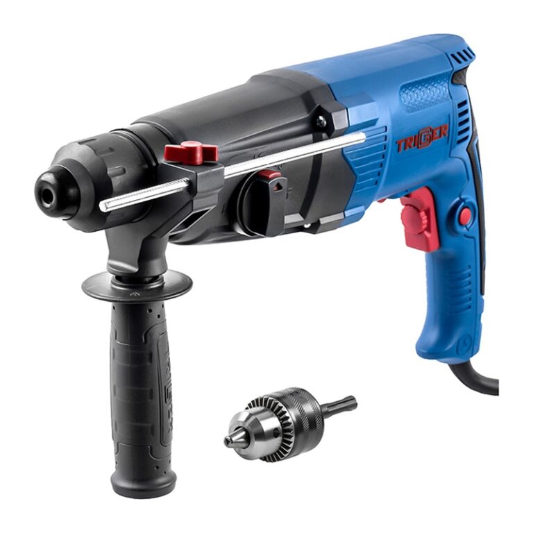 Перфоратор сетевой Trigger 20028, SDS-plus 30 мм 900Вт 3 режима 3,2Дж, L кабеля=4м,кейс — изображение 24
