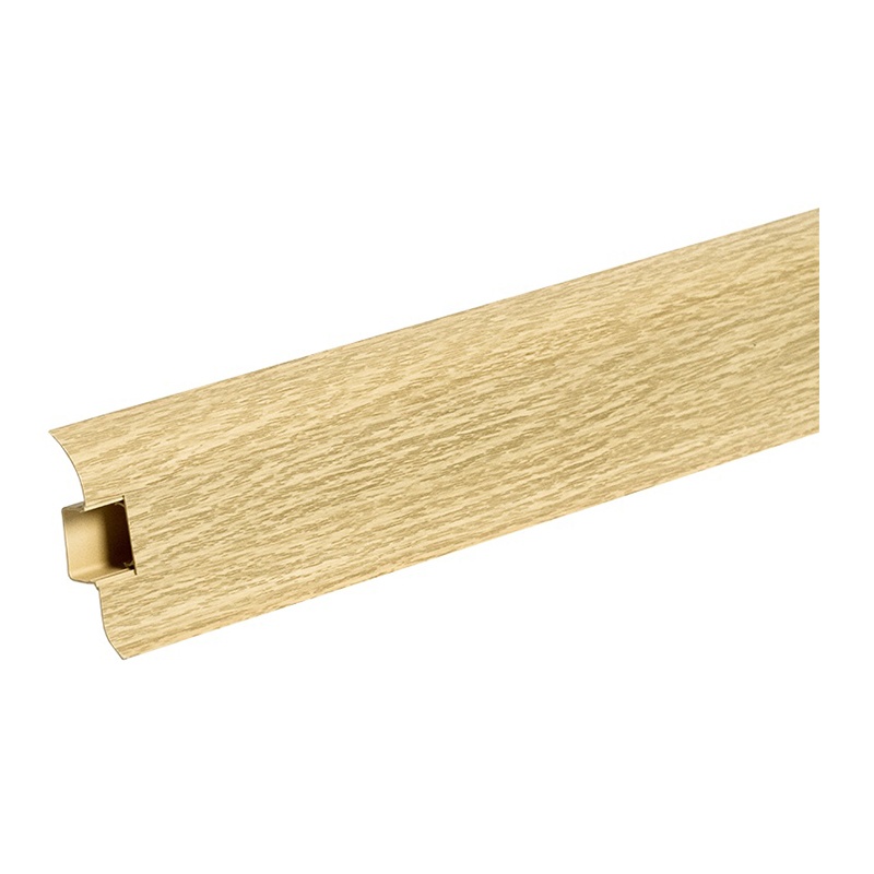 Плинтус Ideal Комфорт, с кабель каналом, дуб свет., 55 мм (2,5 м) — изображение 3