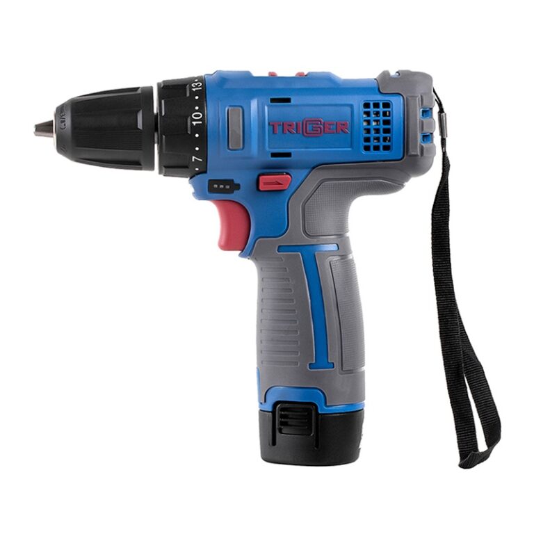 Дрель-шуруповерт Trigger 20101, 2 аккумулятора Li-ion (1,5Ач), 12V, 10 мм, 25 Нм, обойма, кейс — изображение 17