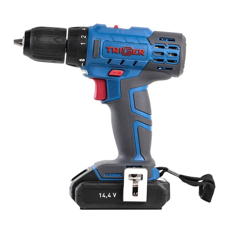 Дрель-шуруповерт Trigger 20102, 2 аккумулятора Li-ion (1,5Ач), 14,4V, 10 мм, 35 Нм, слайдер, кейс — изображение 17