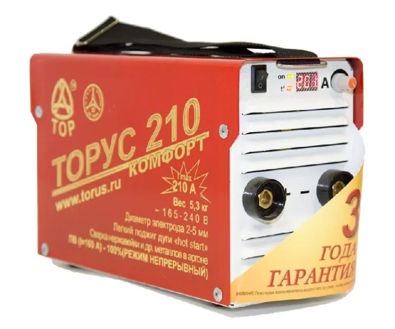 Инвертор сварочный Торус-210 +провода