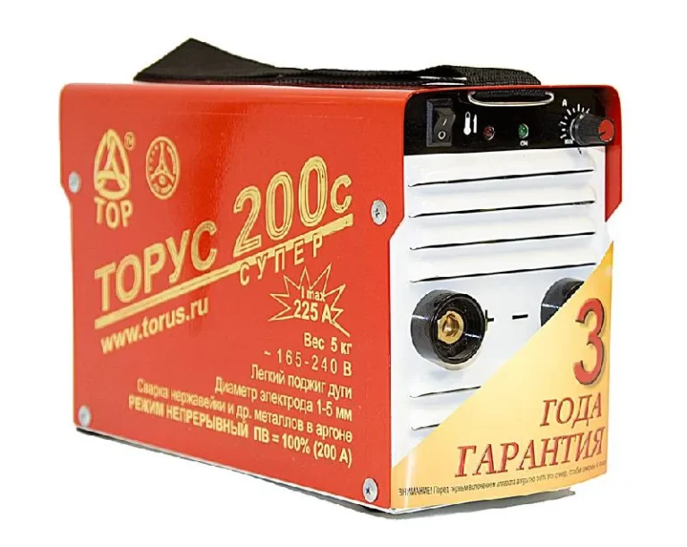 Инвертор сварочный Торус-200с + провода