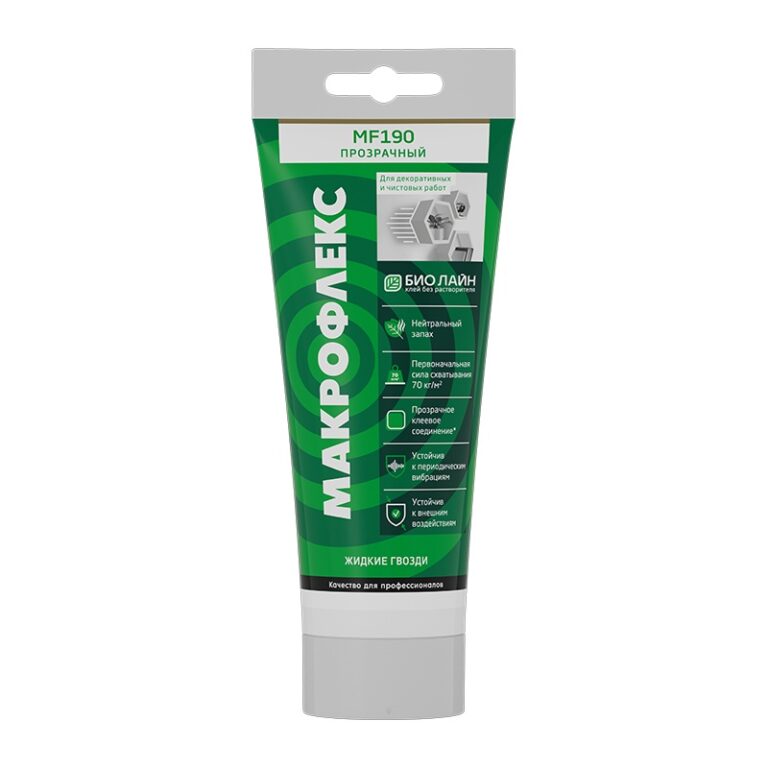 Клей Makroflex Bio Line MF190 прозрачный (0,185 кг) — изображение 2