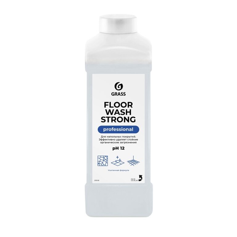 Средство моющее для пола щелочное Grass Floor wash strong, концентрат (1 л) — изображение 2