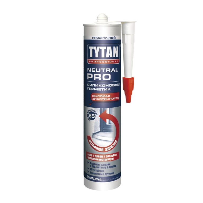Герметик силиконовый Tytan Neutral Pro прозрачный (0,28 л) — изображение 2