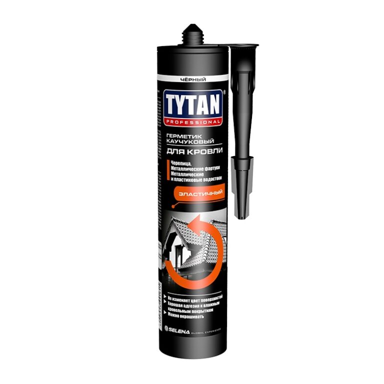 Герметик каучуковый Tytan для кровли черный (0,31 л) — изображение 2